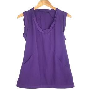Guess | Royal Purple Tank Top Blouse Pockets small